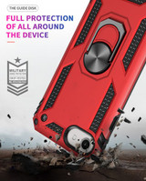 Apple iPhone SE (3nd Gen) Military Armour Ring Case Red