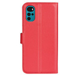 Motorola G22      Pu Wallet Case    [Red]