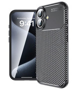 Apple iPhone 16      Carbon Fibre Case    [Black]