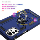 Motorola G22      Military Armour Ring Case    [Navy]