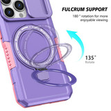Apple iPhone 13 Pro Magsafe Sliding Cover Case Purple