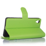 Sony Xperia X      PU Wallet Case    [Green]