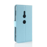 Sony Xperia XZ2      PU Wallet Case    [Lightblue]