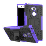 Sony Xperia Xa2 Ultra      Heavy Duty Case    [Purple]