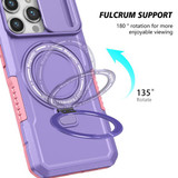 Apple iPhone 14 Pro Max Magsafe Sliding Cover Case Purple