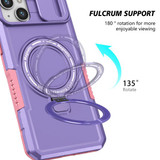Apple iPhone 14 Plus Magsafe Sliding Cover Case Purple