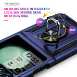 Samsung Galaxy Z Flip 6      Military Armour Ring Case    [Navy]