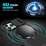 Apple iPhone 13 Pro Max Magsafe Sliding Cover Case Black