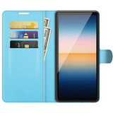 Sony Xperia 10 Iii      PU Wallet Case    [Lightblue]