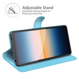 Sony Xperia 10 Iii      PU Wallet Case    [Lightblue]