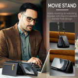 Samsung Galaxy Z Flip 6      Pu Wallet Case    [Black]