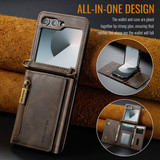 Samsung Galaxy Z Flip 6      Pu Wallet Case    [Coffee]
