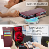 Samsung Galaxy Z Fold 6      Pu Wallet Case    [Maroon]