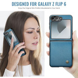 Samsung Galaxy Z Flip 6      Pu Wallet Case    [Navy]