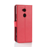 Sony Xperia Xa2 Ultra      PU Wallet Case    [Red]