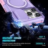 Apple iPhone 15 Pro Magsafe Sliding Cover Case Purple