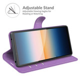 Sony Xperia 10 Iii      PU Wallet Case    [Purple]