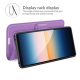Sony Xperia 10 Iii      PU Wallet Case    [Purple]