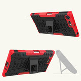 Sony Xperia XZ Premium      Heavy Duty Case    [Red]
