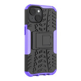 Apple iPhone 15 Heavy Duty Case Purple