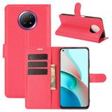 Xiaomi Redmi Note 9T      Pu Wallet Case    [Red]