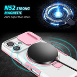 Apple iPhone 16      Magsafe Sliding Cover Case    [Pinkwhite]