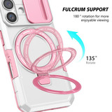 Apple iPhone 16      Magsafe Sliding Cover Case    [Pinkwhite]