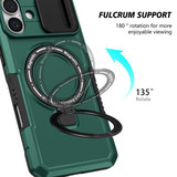 Apple iPhone 16 Plus      Magsafe Sliding Cover Case    [Teal]