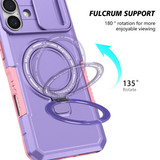 Apple iPhone 16 Plus      Magsafe Sliding Cover Case    [Purple]