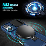 Apple iPhone 16      Magsafe Sliding Cover Case    [Navy]