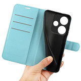 Xiaomi Poco F6      Pu Wallet Case    [Lightblue]