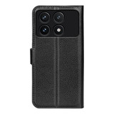 Xiaomi Poco F6 Pro      Pu Wallet Case    [Black]