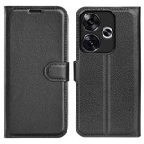 Xiaomi Poco F6      Pu Wallet Case    [Black]