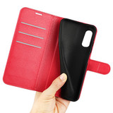 Sony Xperia 10 Vi      Pu Wallet Case    [Red]