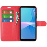 Sony Xperia 10 Vi      Pu Wallet Case    [Red]