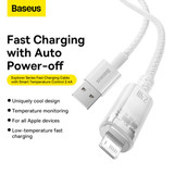 Baseus Usb Type-A To Lightning  [White]   [1M]