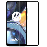 Motorola E32         Premium Full Cover Glass Screen Protector [Black]