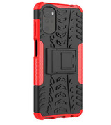 Motorola G22      Heavy Duty Case    [Red]