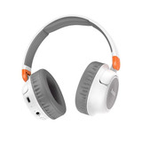 Hoco Stereo Comfortable Bluetooth Headset w/ 25 Hours, MicroSD & Aux Input Modes (W43) [ Grey] 