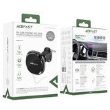 Acefast 15W Magnetic Wireless Charging Air Vent Phone Holder w/ Ring Light, Cooling Vents (D31)
