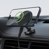Acefast 15W Magnetic Wireless Charging Dashboard Phone Holder w/ Zinc Alloy Body, Multi Hinge Foldable (D30)