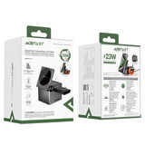 Acefast 23W Premium 3-in-1 Magnetic Wireless Charger w/ Rubic Cube Design, Cooling Vents (E18) 