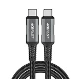 Acefast 240W Super Durable Premium PD USB-C to USB-C Cable w/ 4K HDMI Video & Audio, 40GB PS, USB 4.0 (C1-09) 