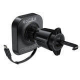Acefast 15W Magnetic Wireless Charging Air Vent Phone Holder w/ Built-in Retractable Cable (D32)