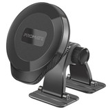 PROMATE MagGrip 360 Cradleless Magnetic Smartphone Holder - Versatile Dashboard Mount with Metal Rings, ARCMOUNT