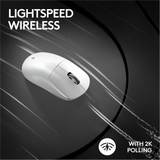 Logitech G PRO X Superlight 2 Wireless Gaming Mouse [ White ]