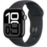 Apple Watch Series 10 GPS, 46mm Aluminum Case [ Black Sport Band M/L  A2999 MWWQ3 - Jet Black ]