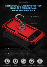 Google Pixel 9 Pro XL Military Armour Case [Red]