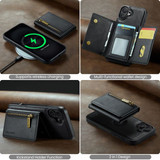 Apple iPhone 16 Magnetic Wallet [Black]