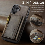 Apple iPhone 16 Plus Magnetic Wallet [Coffee]